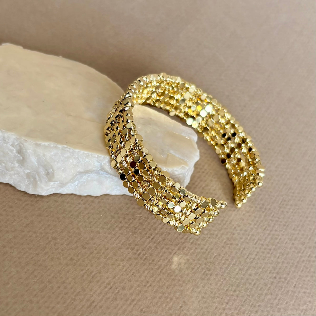 Parvessa | Gold Plated Bangle