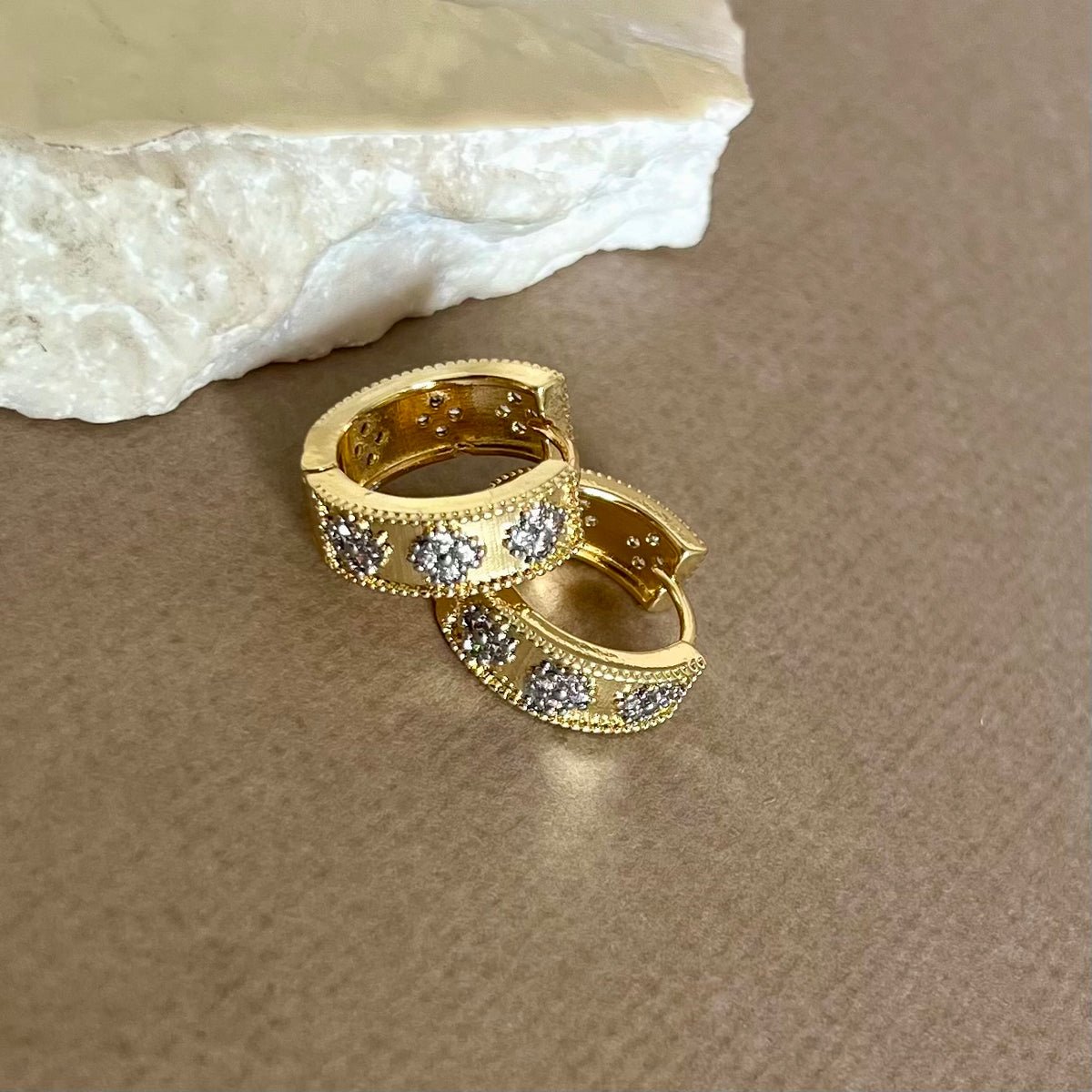 Chyra | Gold Plated Earrings