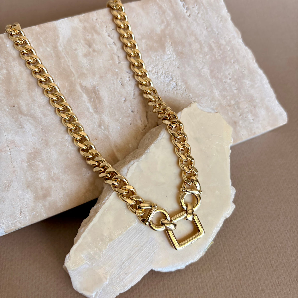Cubex | Gold Plated Necklace