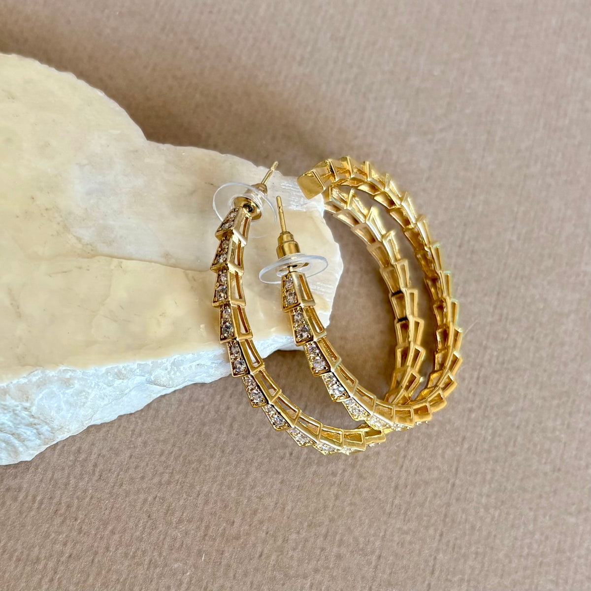 Malira | Gold Plated Earrings