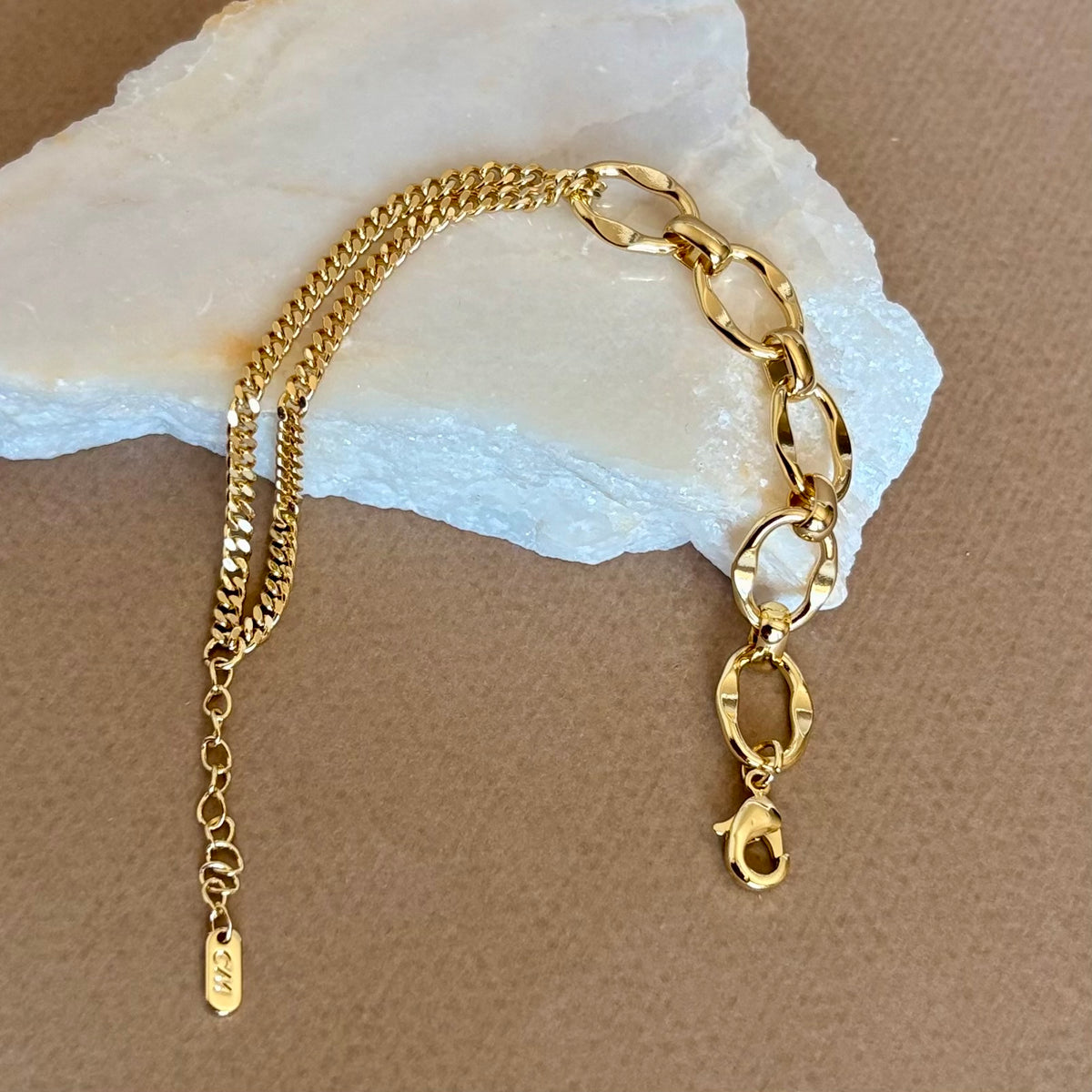 Encina | Gold Plated Bracelet