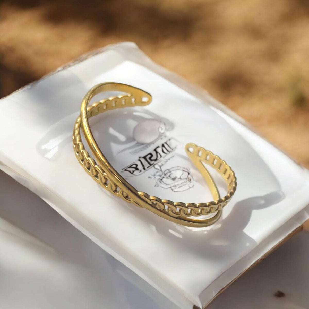 Tern |Gold Plated Bangle