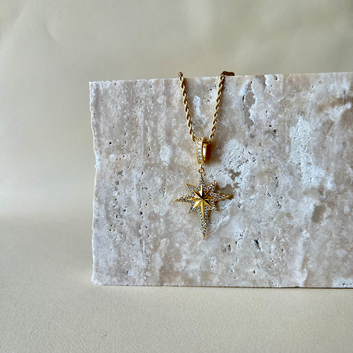 Cassandra rope chain | Gold Plated Necklace