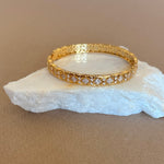 Crovik | Gold Plated Bangle