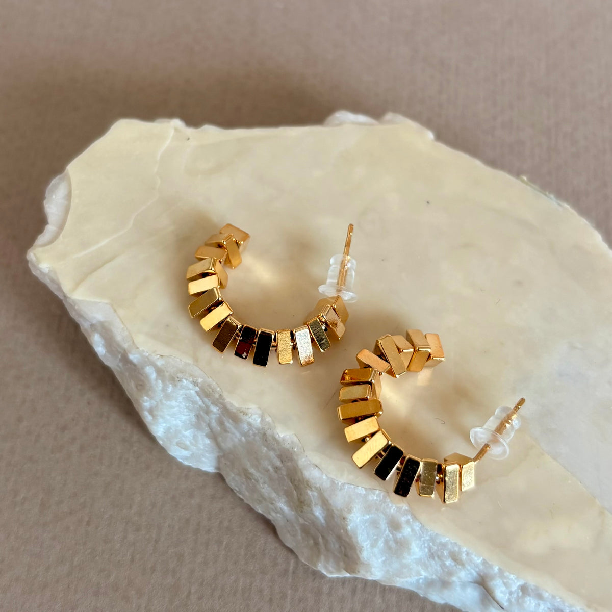 Mentara 02 | Gold Plated Earrings