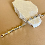 Onyx 12 | Gold Plated Bracelet