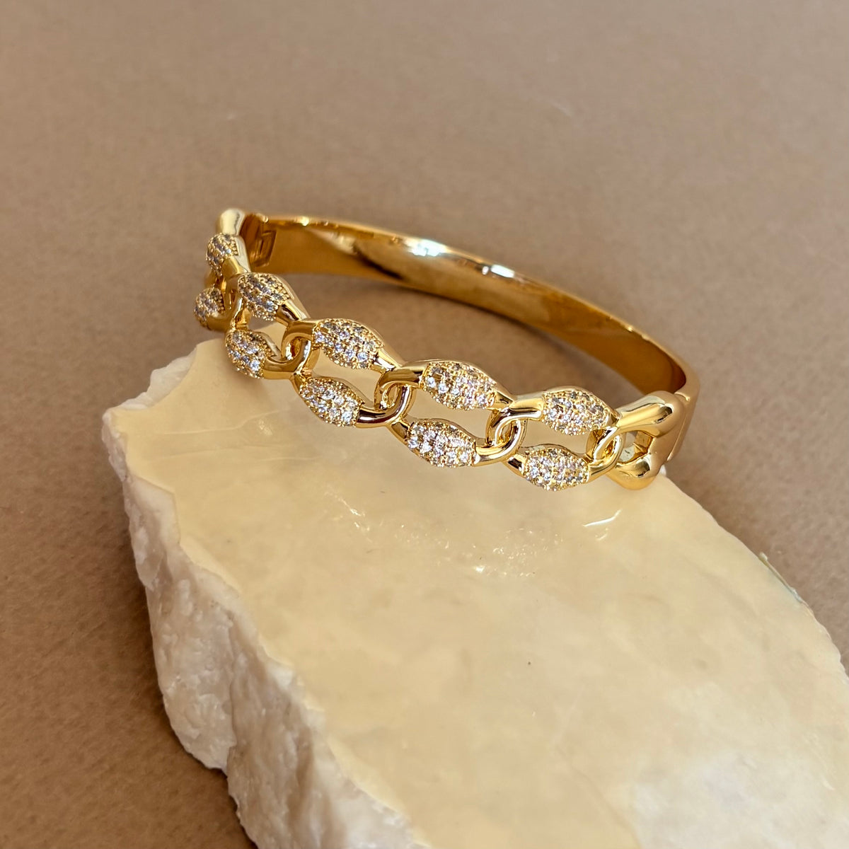 Kensira | Gold Plated Bangle
