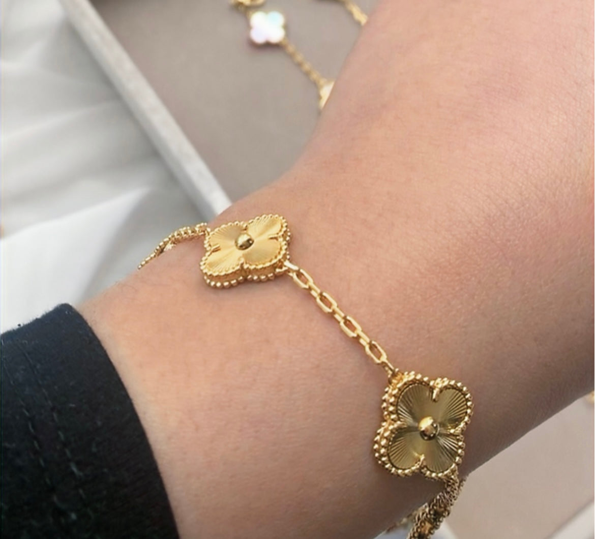 GOLD CLEEF | Gold Plated Bracelet