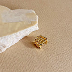 Cuffino 03| Gold Plated Earrings [ Ear Cuff - Single Piece ]