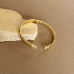Orfin 02 | Gold Plated Bangle