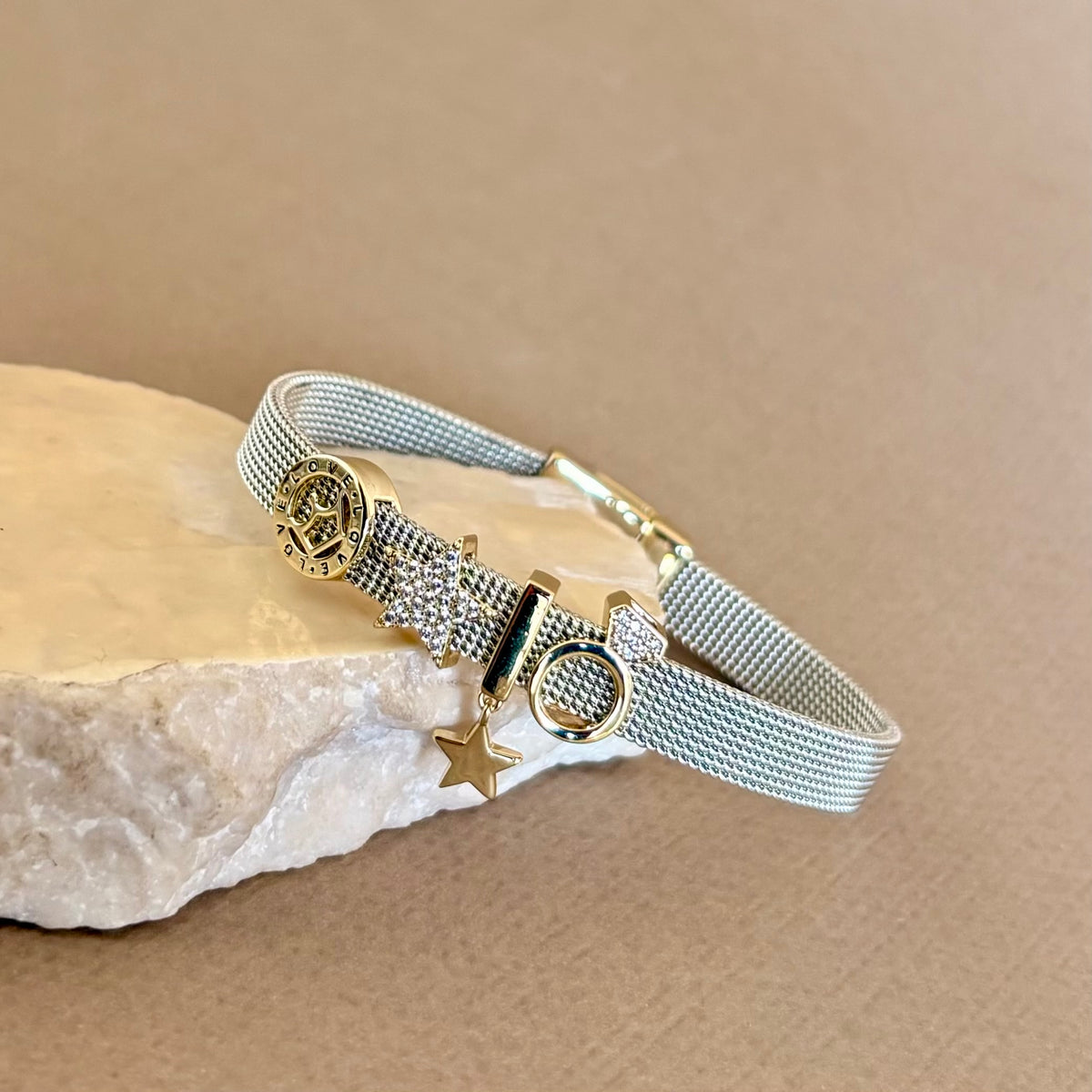Diva 06 | White Gold Plated Bracelet