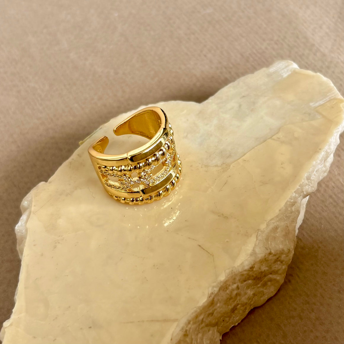 Averionne | Gold Plated Ring