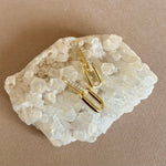 Doublez | Gold Plated Earrings [2 In 1 ]