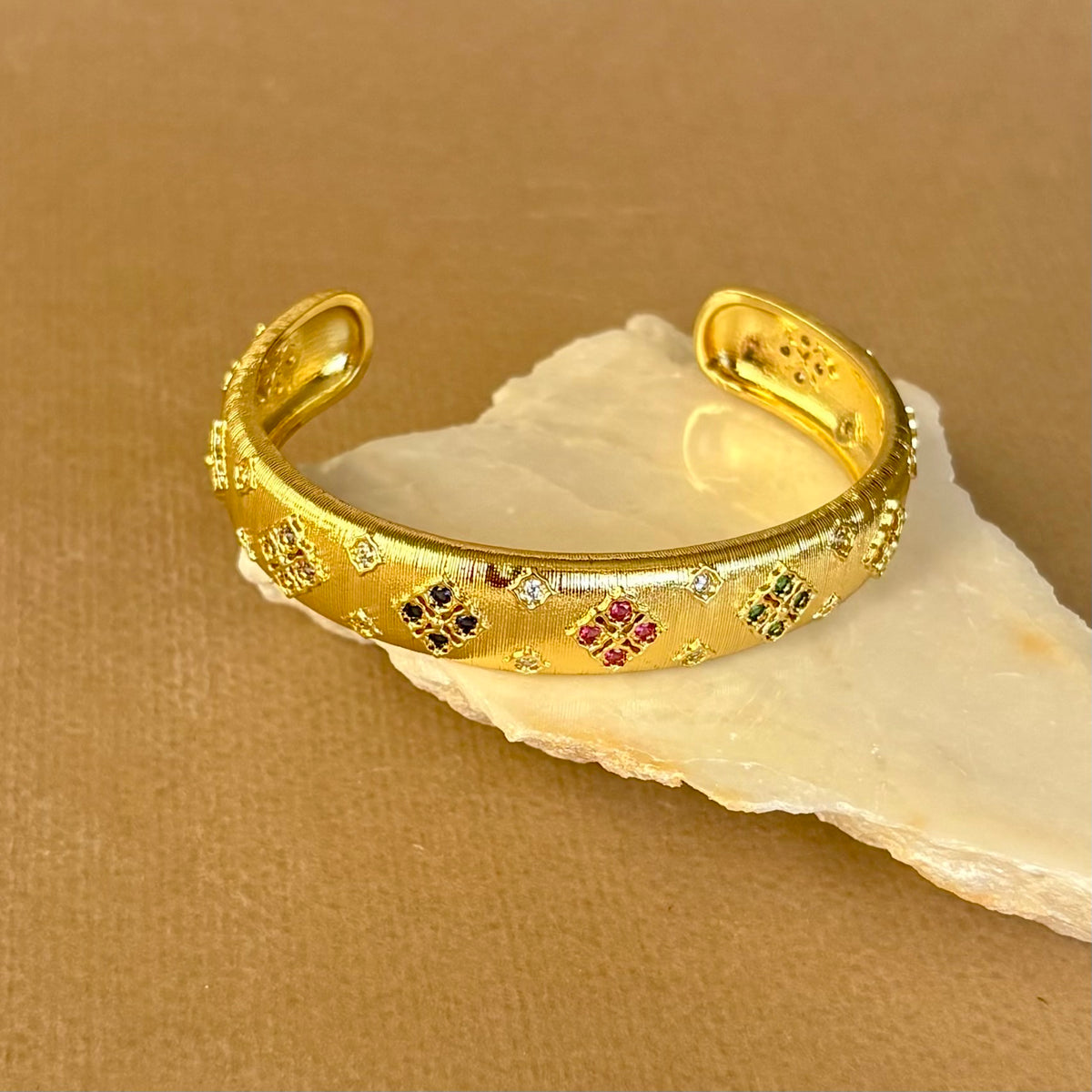 Aurson | Gold Plated Bangle