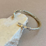 Fauren | White Gold Plated Bangle