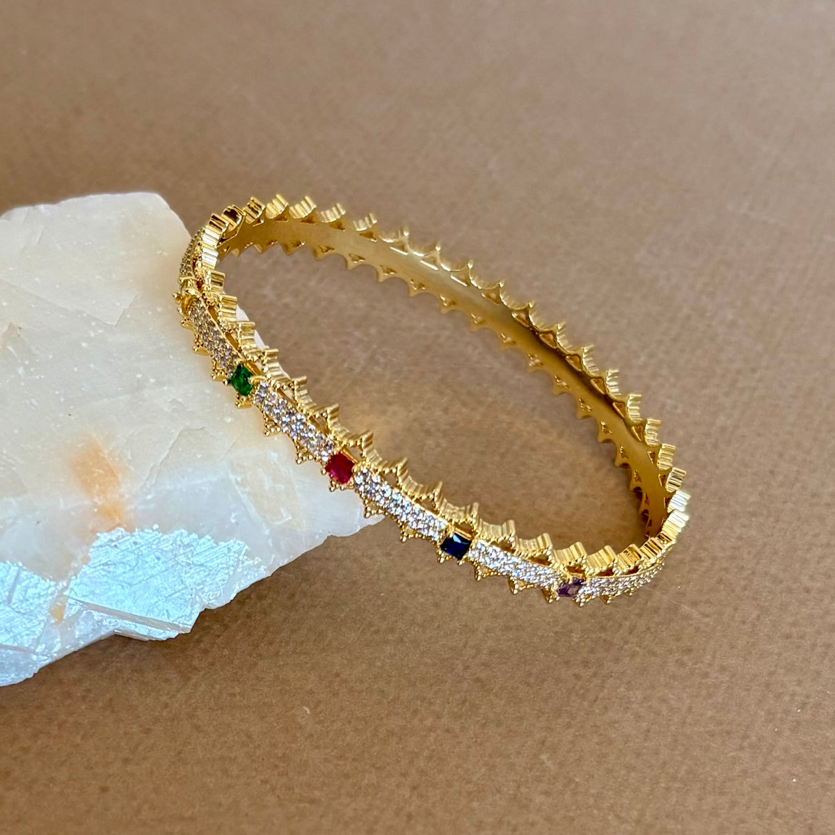 Astrelia | Gold Plated Bangle
