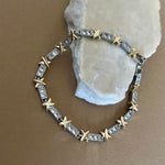 Onyx 12 | Gold Plated Bracelet
