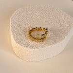 Snaky 03 | Gold Plated Ring