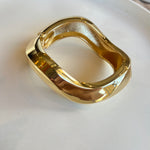 Ondulado | Gold Plated Bangle