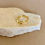 Barley |Gold Plated Ring