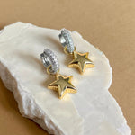 Sprinkle | Gold Plated Earrings [2 IN 1 ]