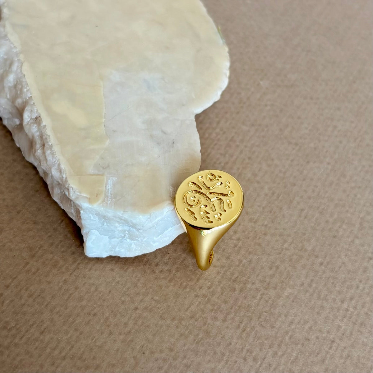 Sa'ada 02 | Gold Plated Ring