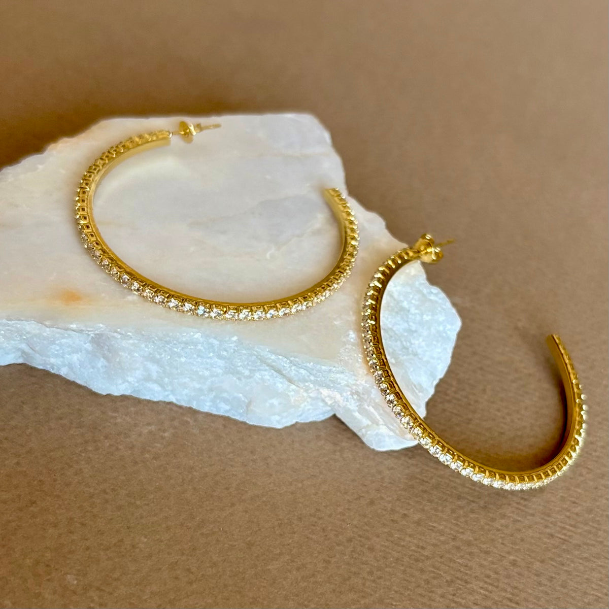 Elaminat | Gold Plated Earrings