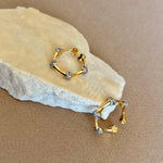 Bones 02 | Gold Plated Ring