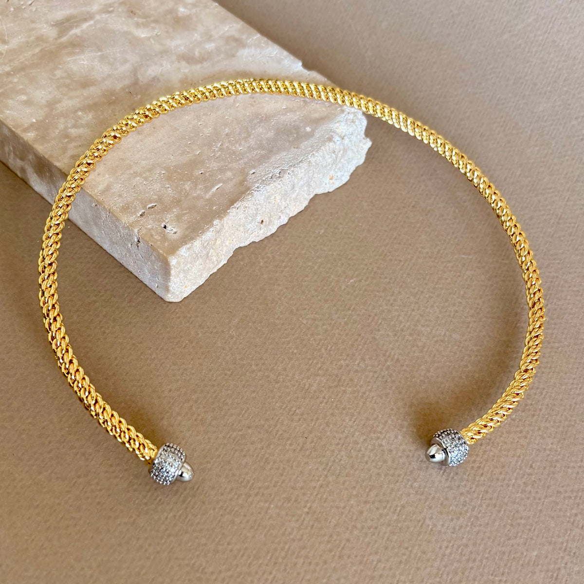 Aurnick 02 | Gold Plated Necklace [Chocker]