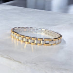 RLX 03 | White Gold Plated Bracelet