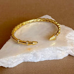 Snaky 04 | Gold Plated Bangle