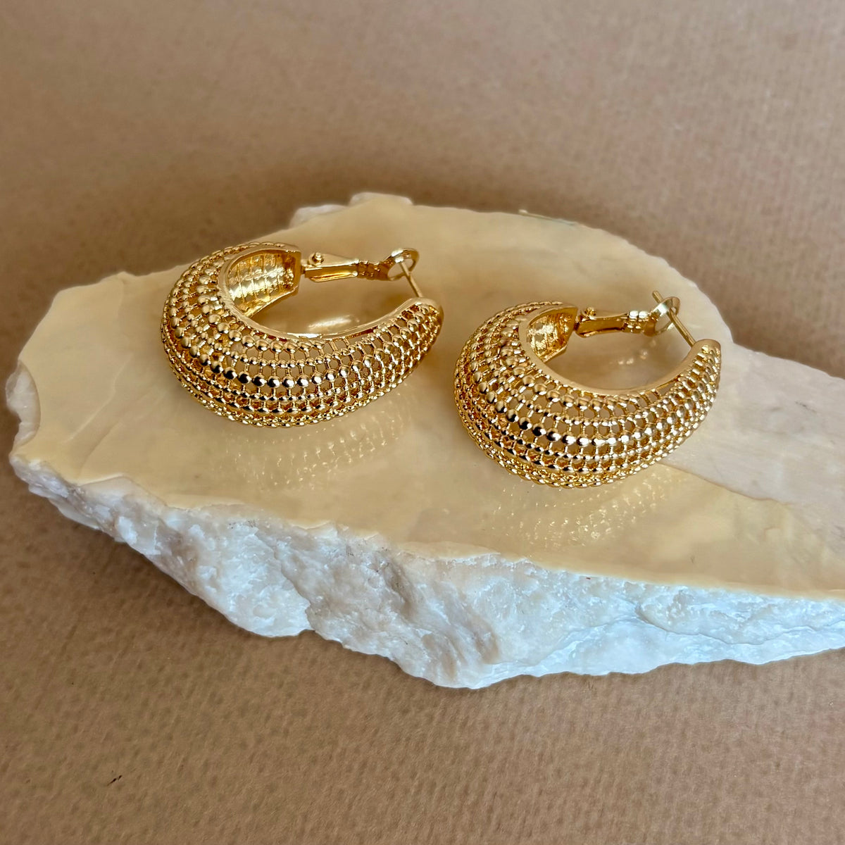 Helvoria | Gold Plated Earrings