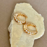 Delphira | Gold Plated Earrings