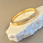 Dravelle | Gold Plated Bangle