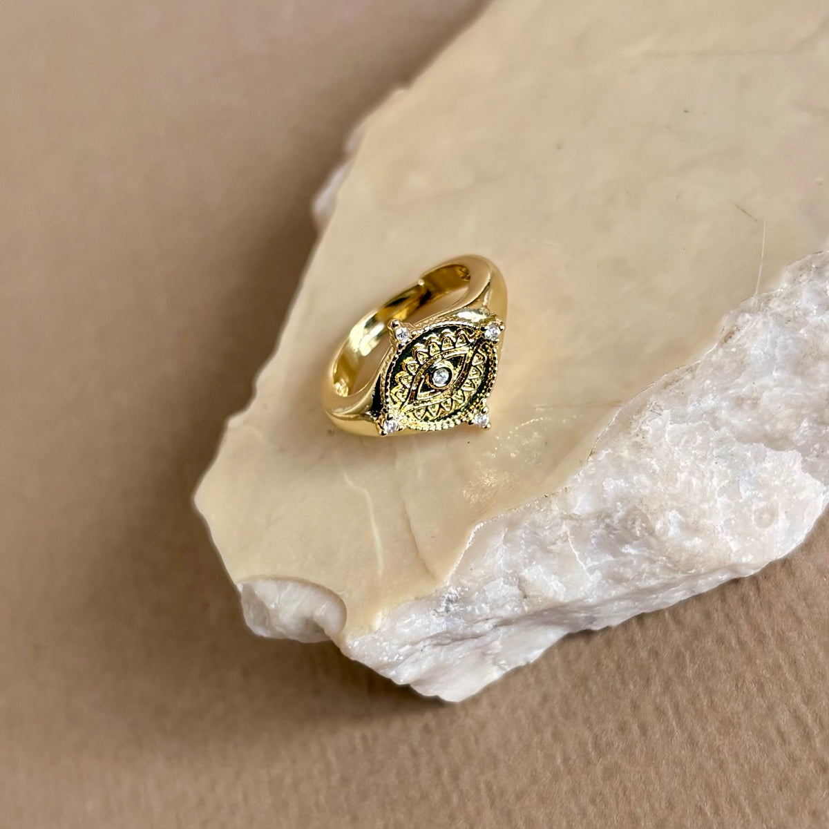 Ossa | Gold Plated Ring