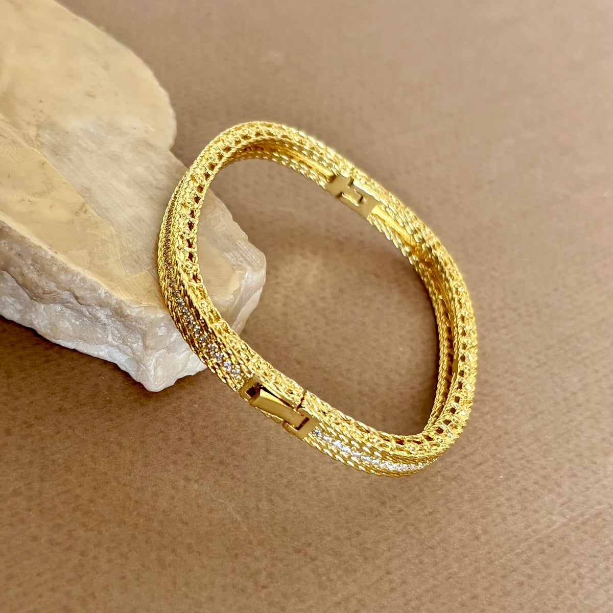 Mirevon | Gold Plated Bangle