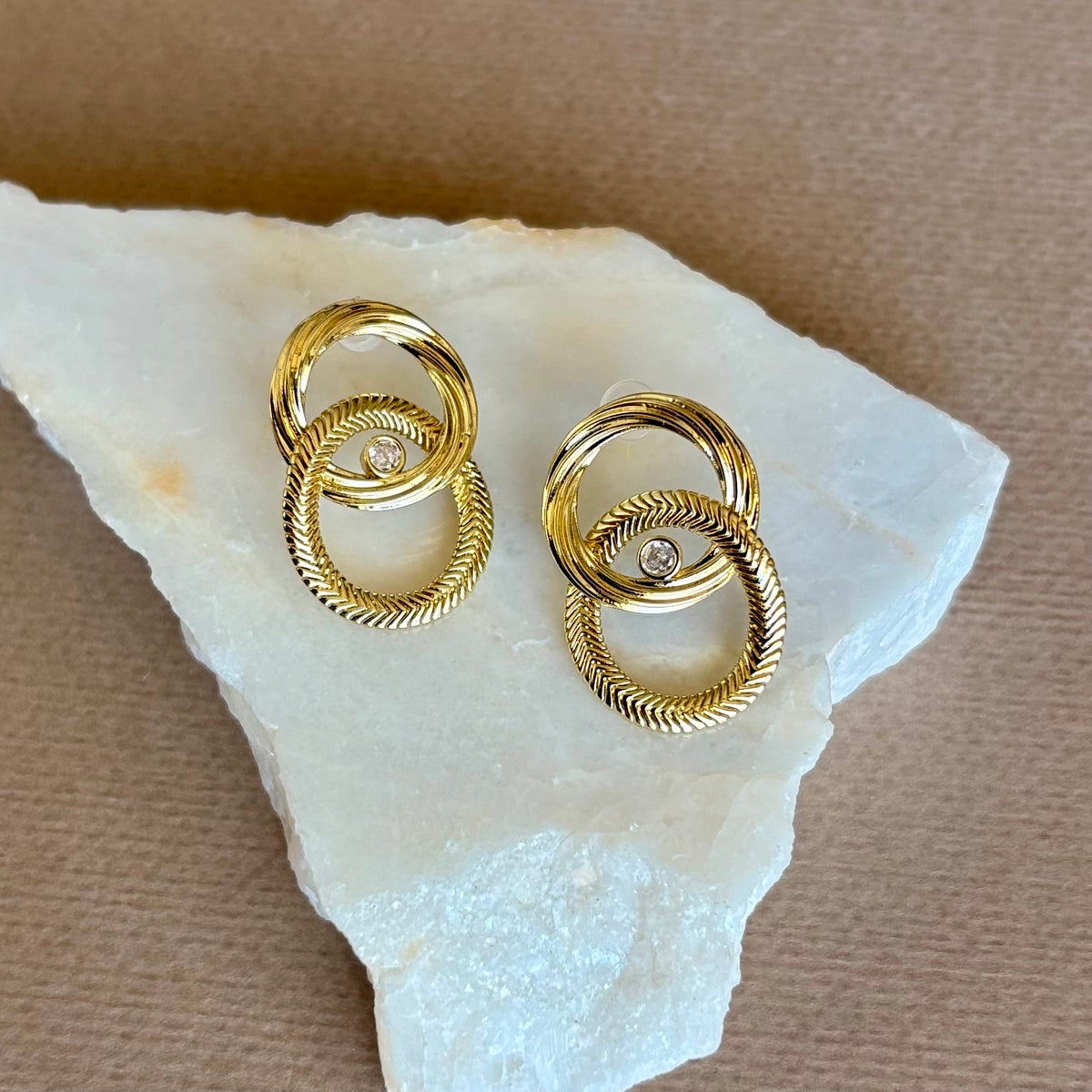 Ruzaro | Gold Plated Earrings