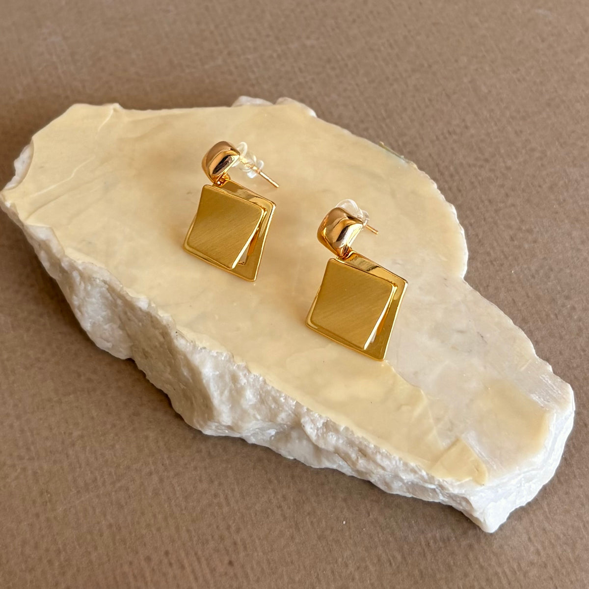 Amiya 02 | Gold Plated Earrings