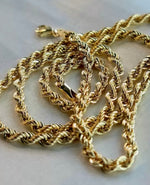 Gold Rope Chain | Stainless Steel Necklace