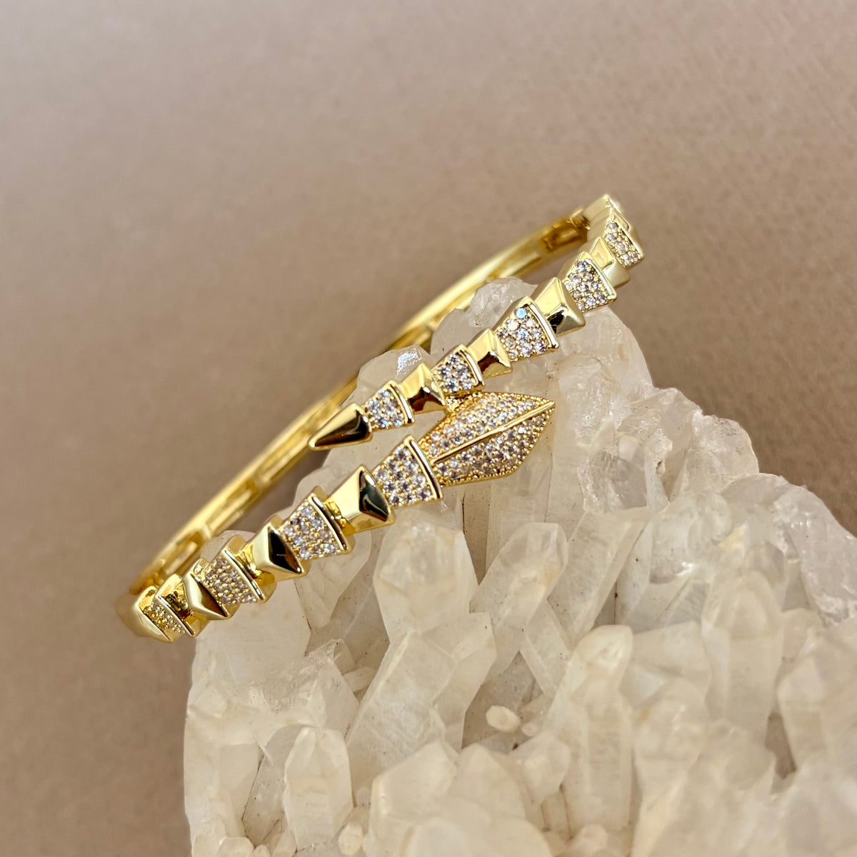 Cobra 02 | Gold Plated Bangle