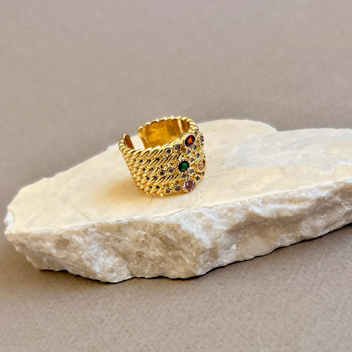 Korvessa 02 | Gold Plated Ring