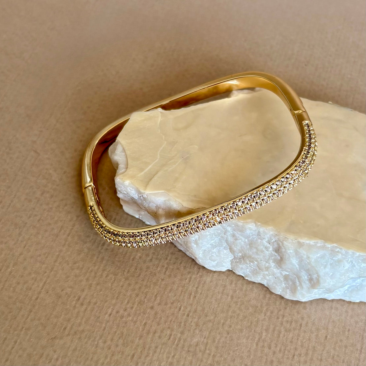 Novelis | Gold Plated Bangle