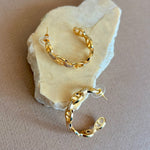 Omelis | Gold Plated Earrings