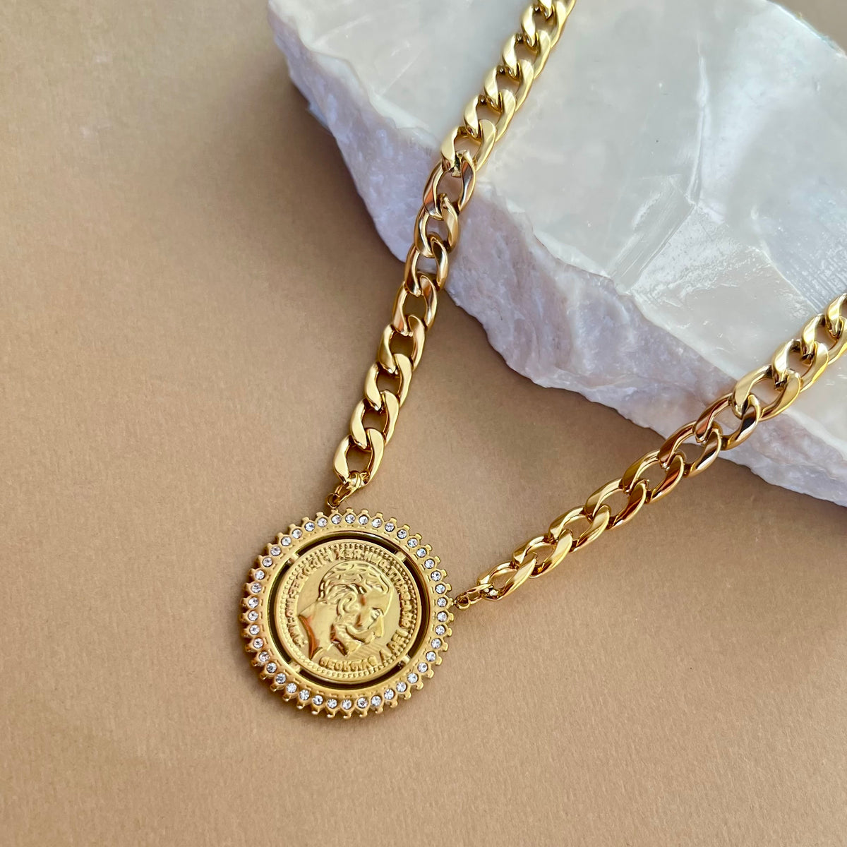 Verve 08 | Gold Plated Necklace