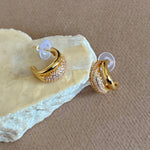 Brinea | Gold Plated Earrings
