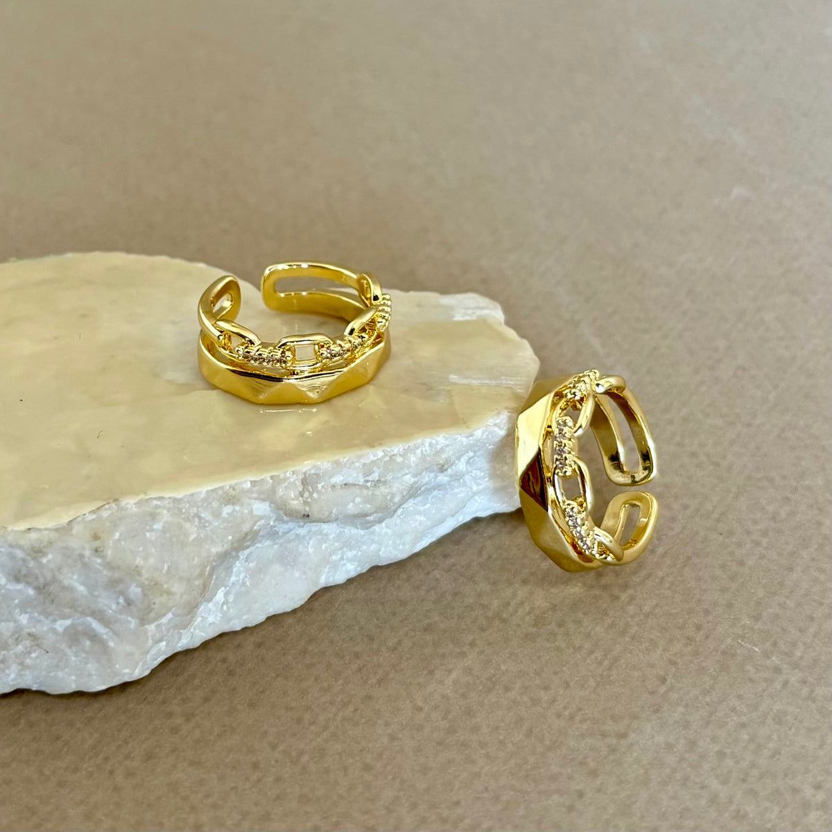 Tiranne | Gold Plated Ring