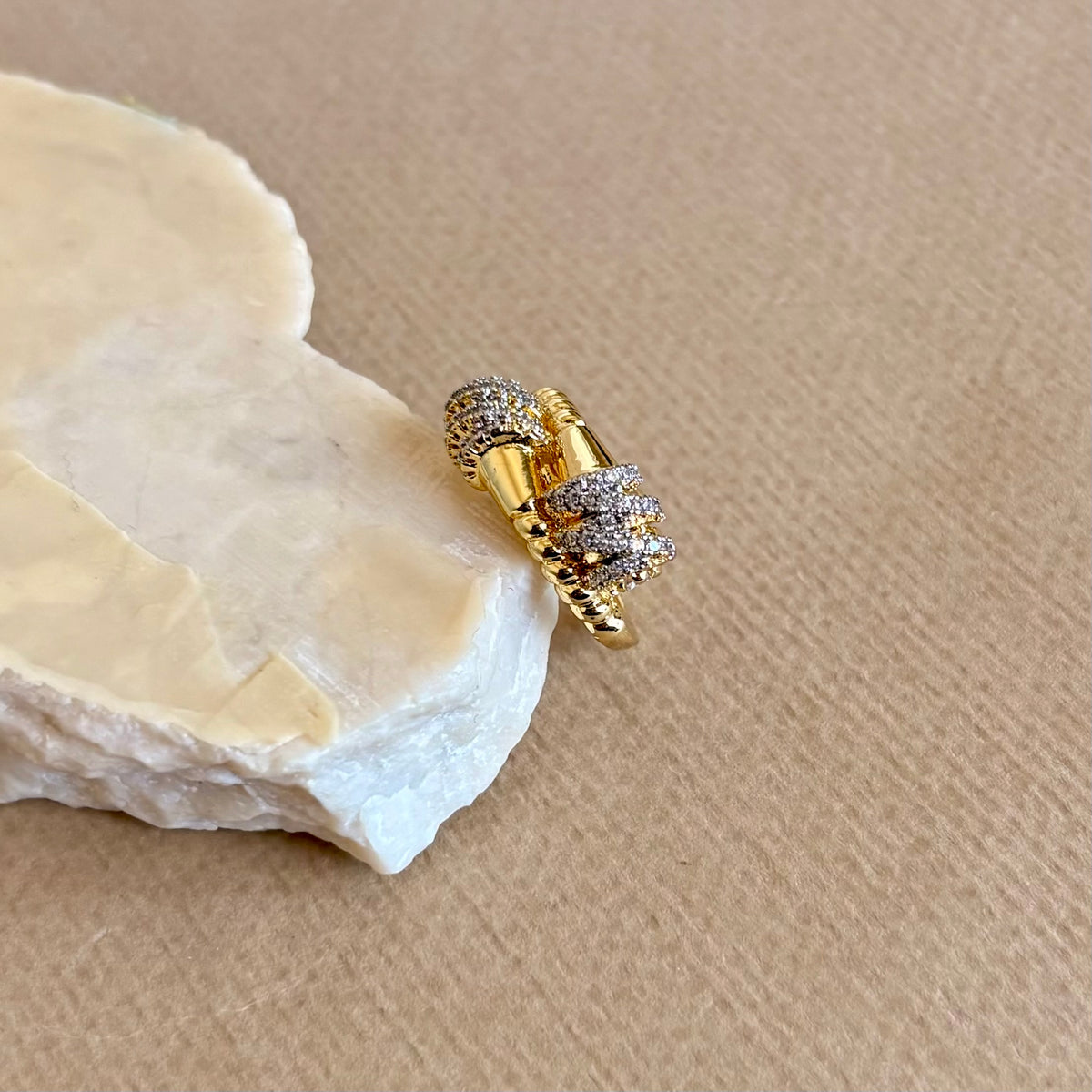 Corenya 02 | Gold Plated Ring