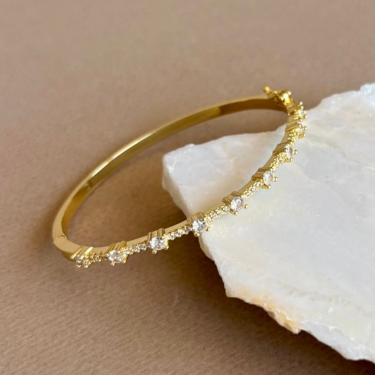 Josette | Gold Plated Bangle