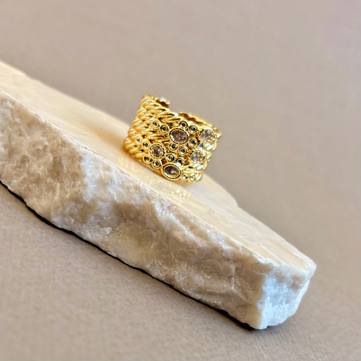 Korvessa | Gold Plated Ring