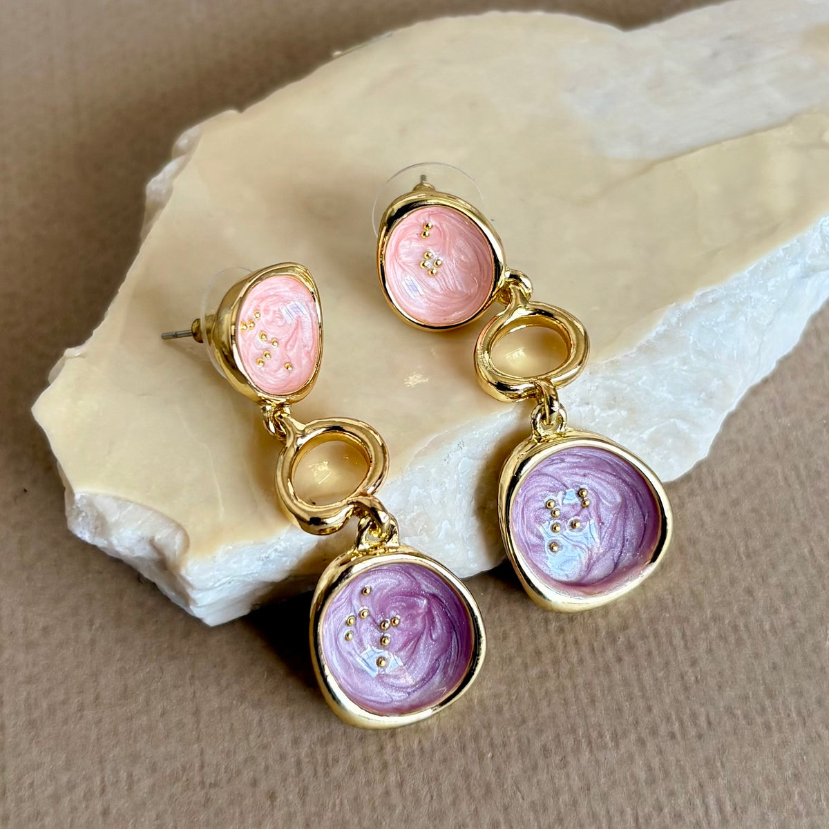 Turenna | Gold Plated Earrings
